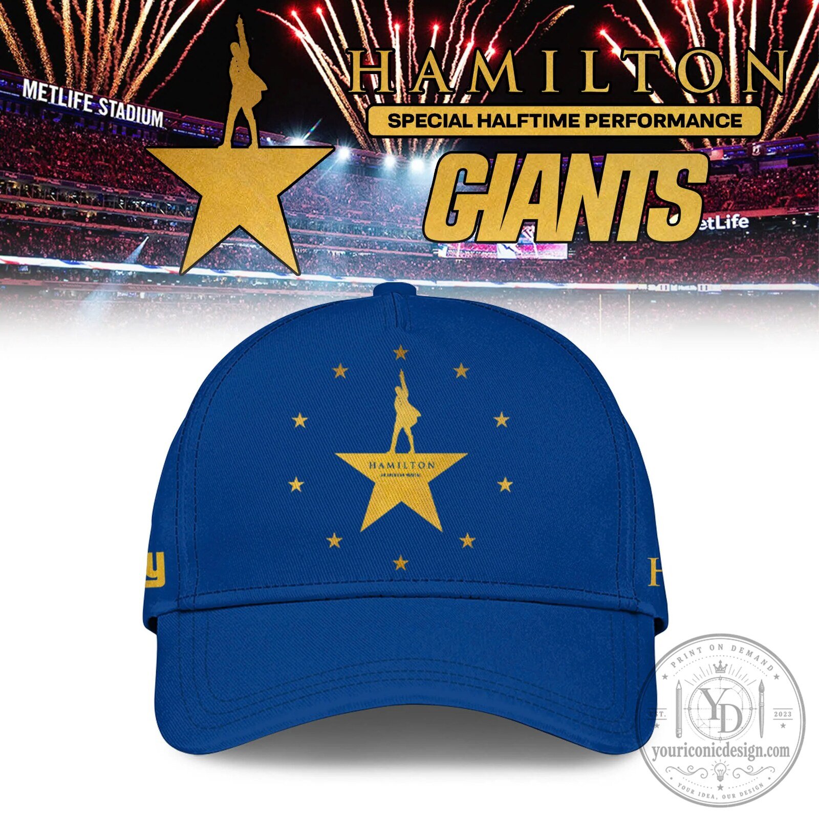 MetLife Stadium Special Jersey for New York Giants Hamilton Musical Halftime Show 7 MetLife Stadium Special Jersey for New York Giants Hamilton Musical Halftime Show