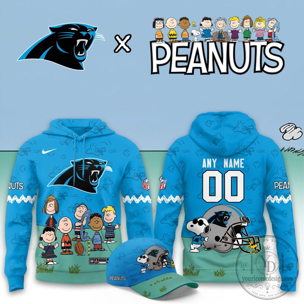 carolina-panthers-peanuts-snoopy-characters-custom-name-and-number-hoodie-featured Carolina Panthers Peanuts Snoopy Characters Custom Name and Number Hoodie