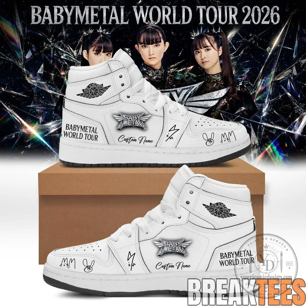 Babymetal World Tour 2026 Band Signature Custom High Top Shoes 9 Babymetal World Tour 2026 Band Signature Custom High Top Shoes