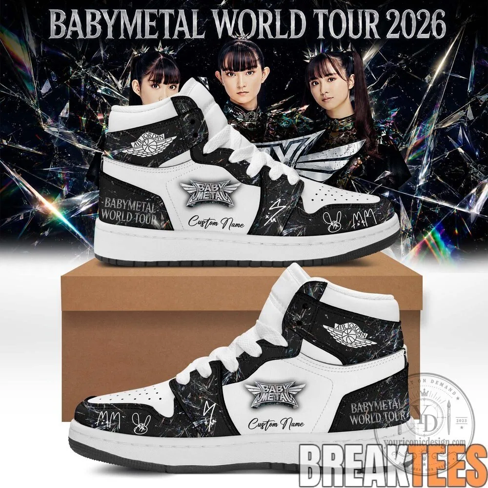 Babymetal World Tour 2026 Band Signature Custom High Top Shoes 10 Babymetal World Tour 2026 Band Signature Custom High Top Shoes
