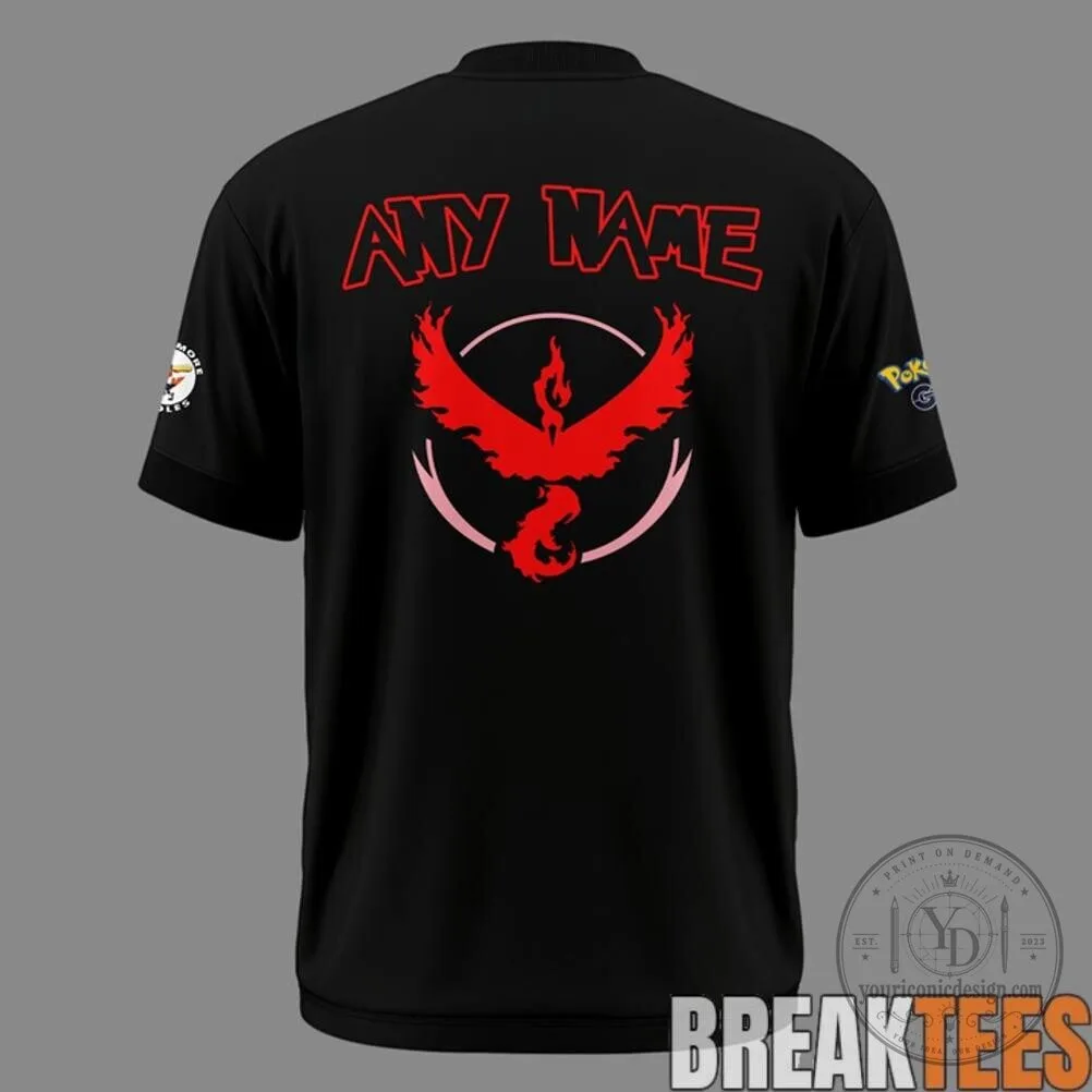Baltimore Orioles Pokemon GO Team Valor Black T-Shirt 9 Baltimore Orioles Pokemon GO Team Valor Black T-Shirt