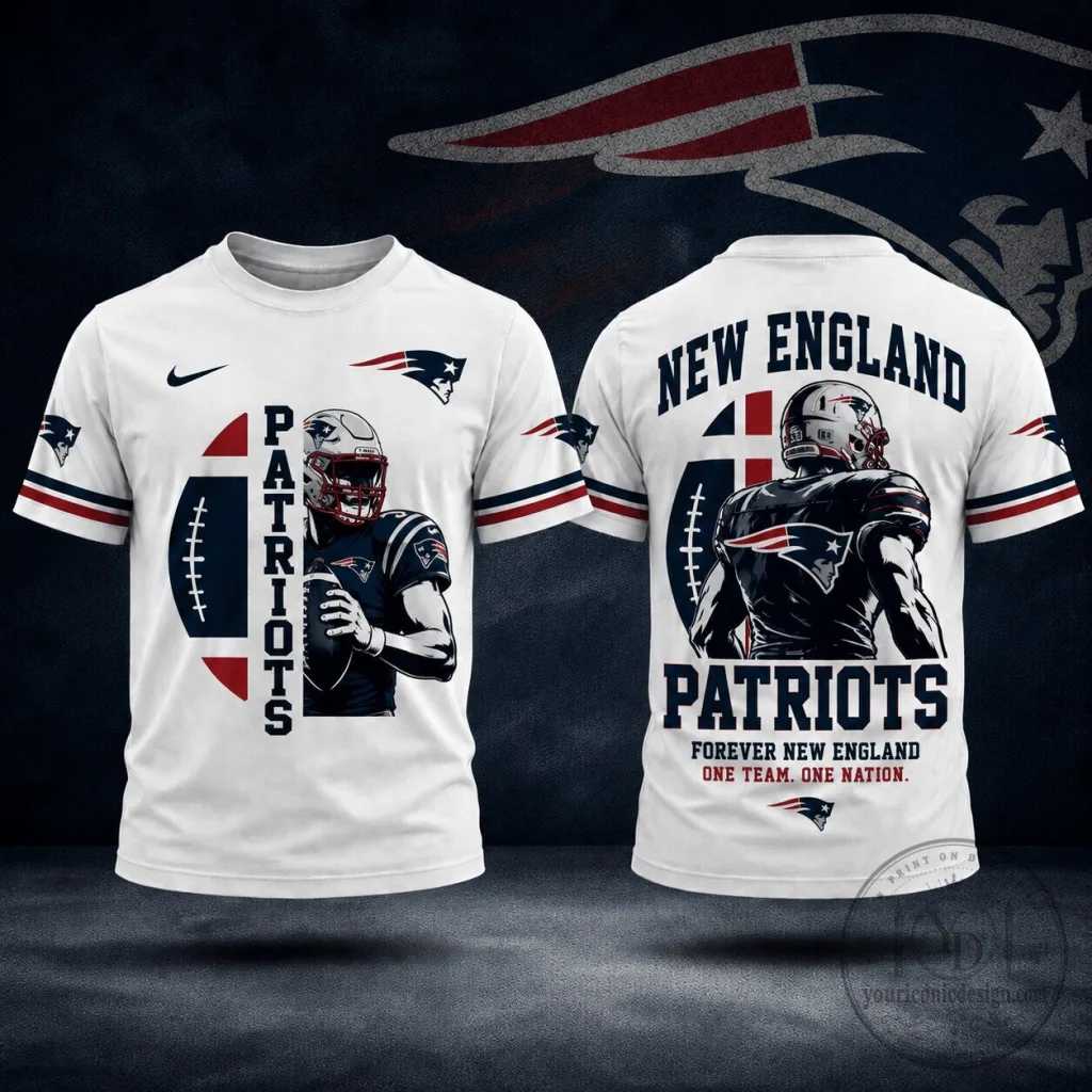 New England Patriots Football Team Fan T-Shirt New England Patriots Football Team Fan T-Shirt