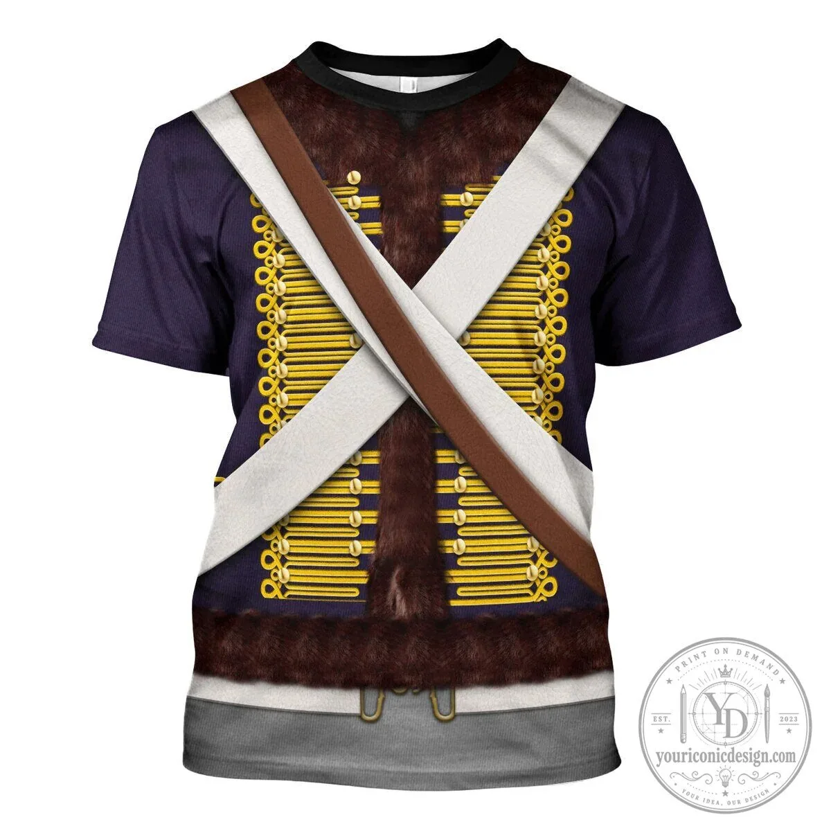 English Hussar Campaign Dress Uniform Historical Cosplay Hoodie and Pants Set 24 English Hussar Campaign Dress Uniform Historical Cosplay Hoodie and Pants Set
