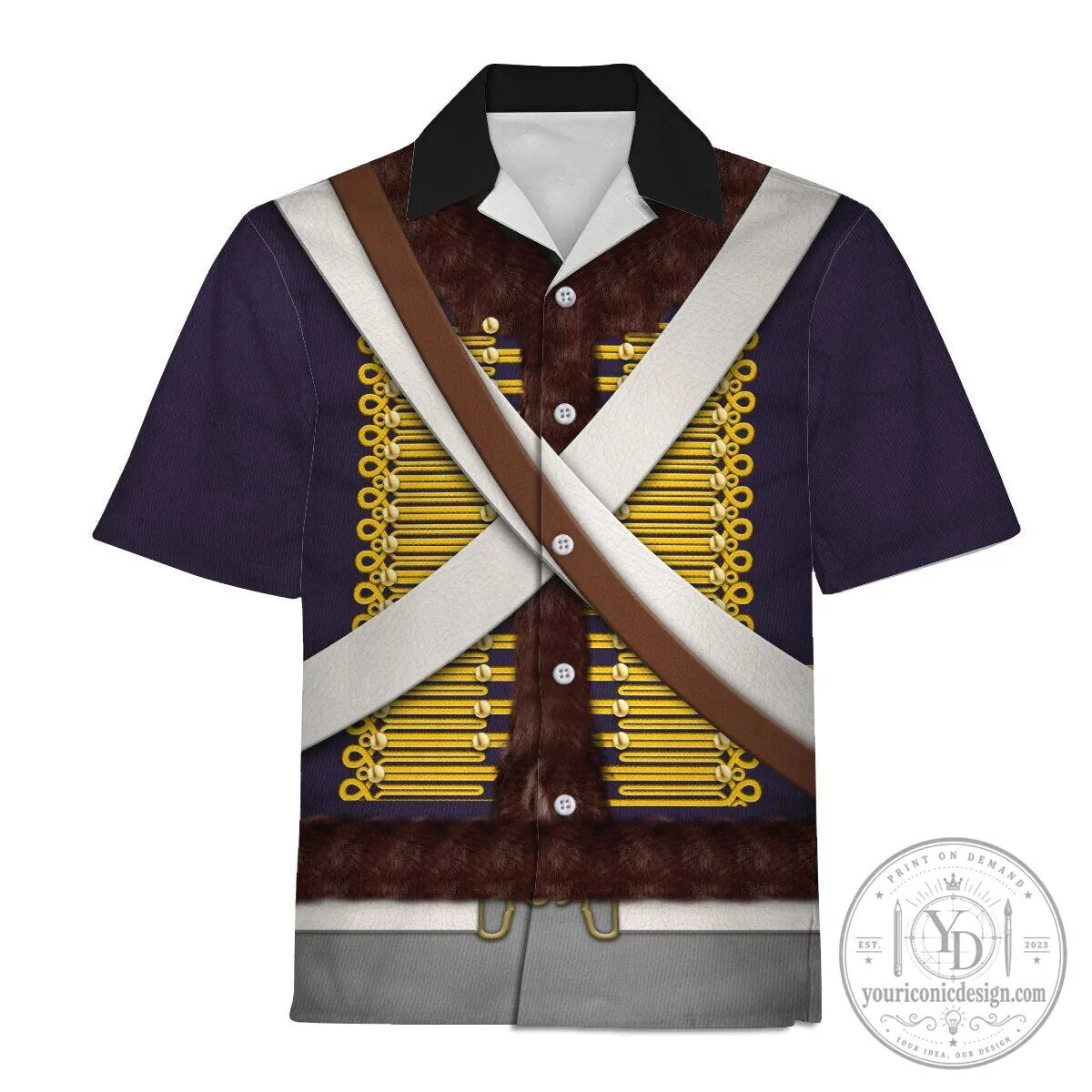 English Hussar Campaign Dress Uniform Historical Cosplay Hoodie and Pants Set 25 English Hussar Campaign Dress Uniform Historical Cosplay Hoodie and Pants Set