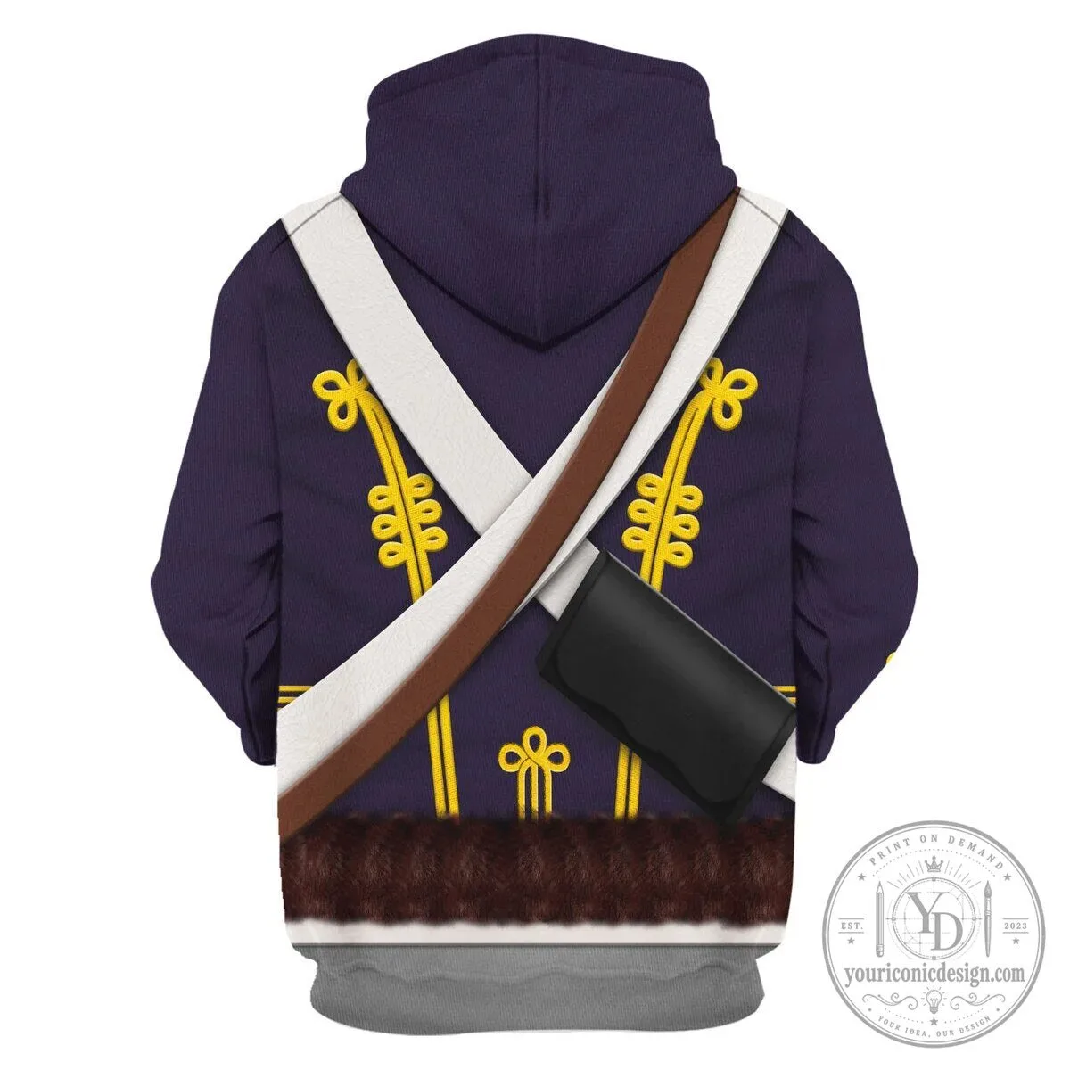 English Hussar Campaign Dress Uniform Historical Cosplay Hoodie and Pants Set 28 English Hussar Campaign Dress Uniform Historical Cosplay Hoodie and Pants Set