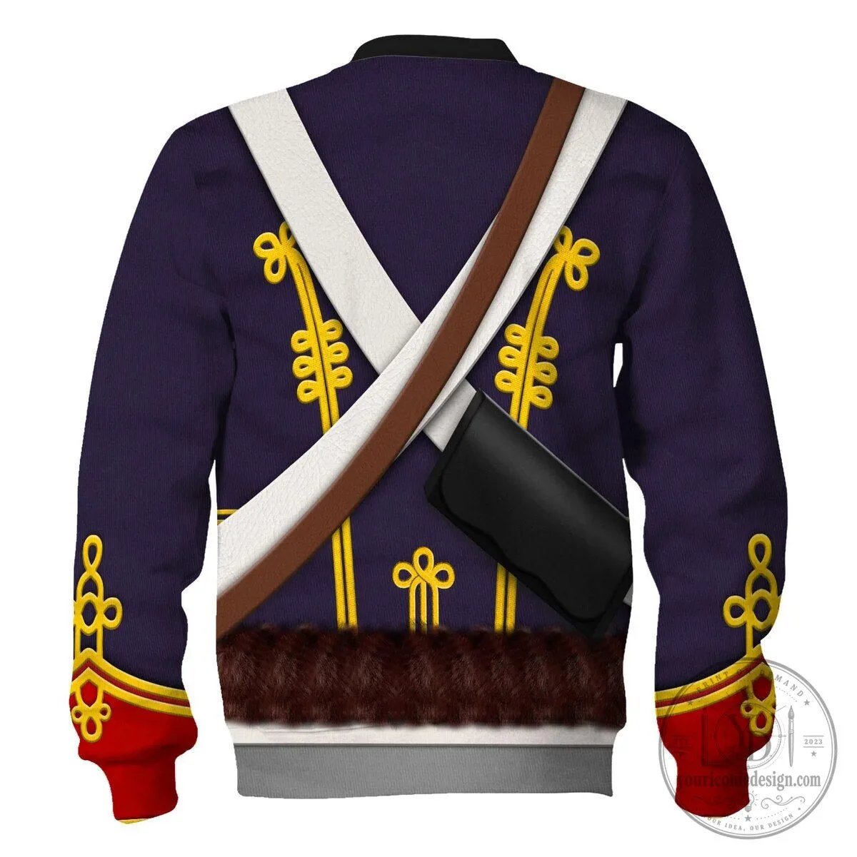English Hussar Campaign Dress Uniform Historical Cosplay Hoodie and Pants Set 31 English Hussar Campaign Dress Uniform Historical Cosplay Hoodie and Pants Set