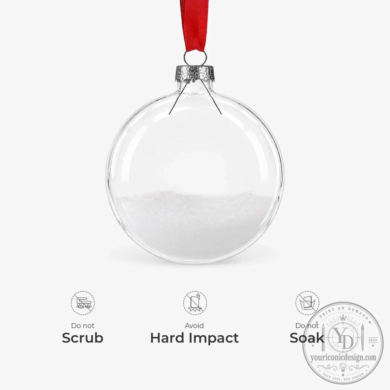 Personalized Memorial Photo Glass Christmas Ornament, Remembrance Gift Bauble 10 Personalized Memorial Photo Glass Christmas Ornament, Remembrance Gift Bauble