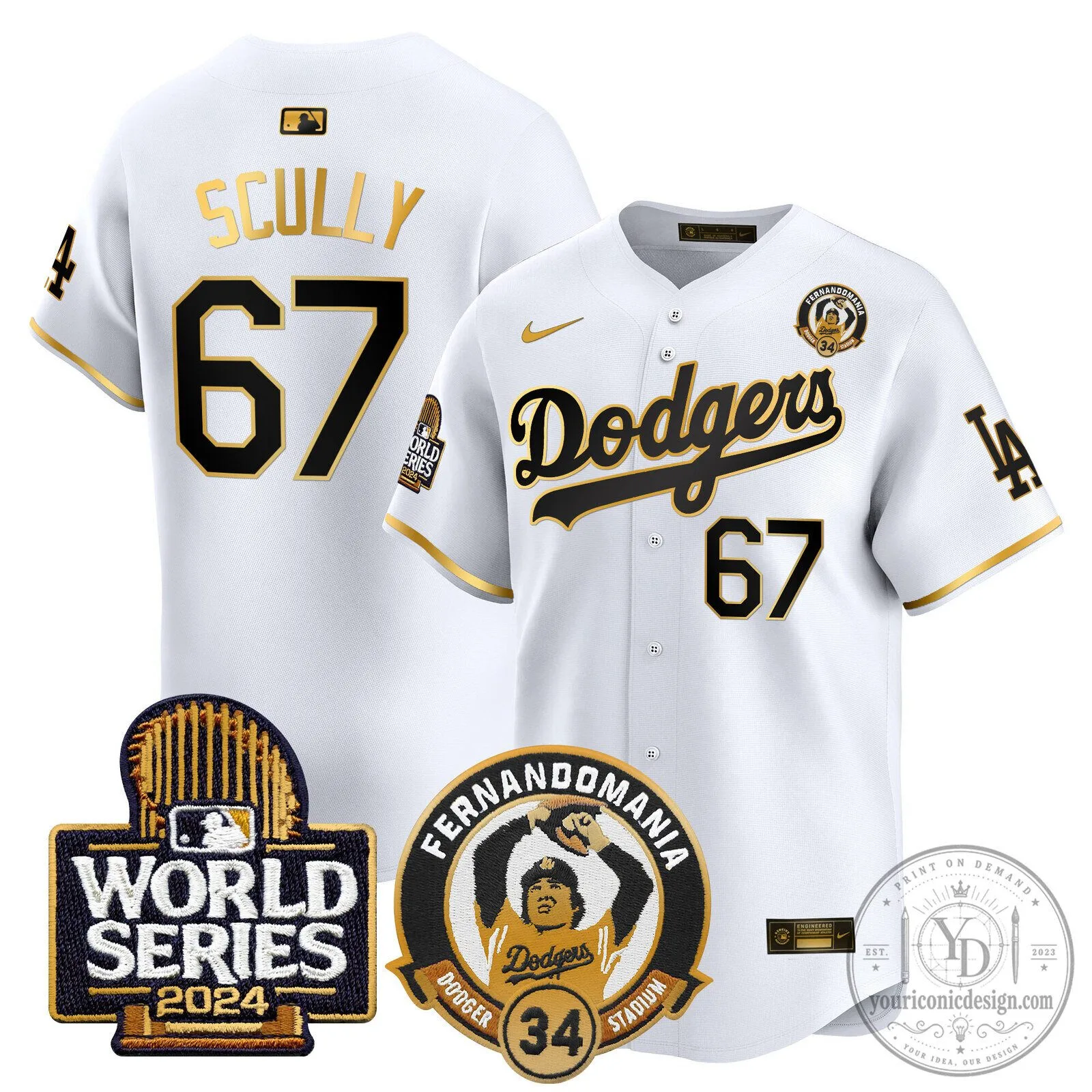 2024 World Series Black Baseball Jersey of Fernando Valenzuela for Los Angeles Dodgers 67 2024 World Series Black Baseball Jersey of Fernando Valenzuela for Los Angeles Dodgers