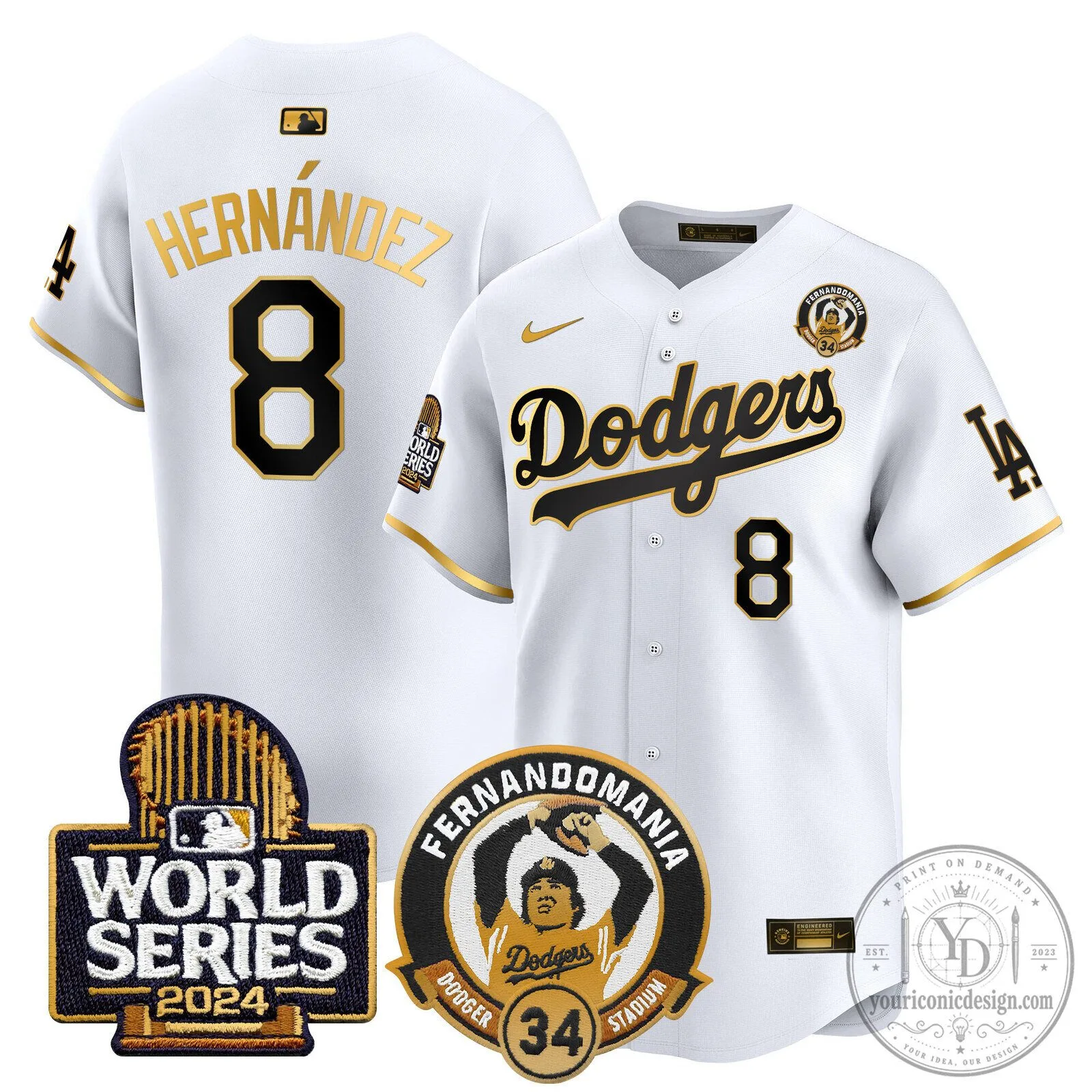 2024 World Series Black Baseball Jersey of Fernando Valenzuela for Los Angeles Dodgers 68 2024 World Series Black Baseball Jersey of Fernando Valenzuela for Los Angeles Dodgers