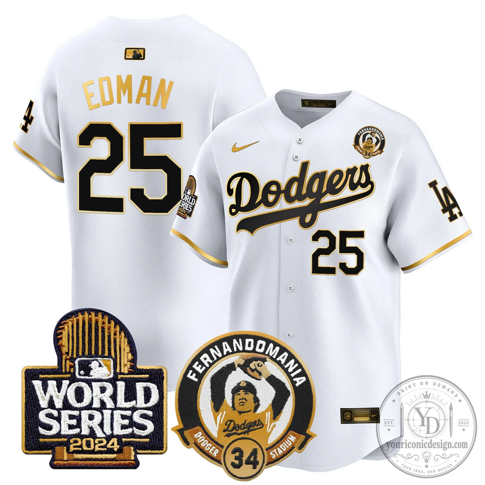 2024 World Series Black Baseball Jersey of Fernando Valenzuela for Los Angeles Dodgers 70 2024 World Series Black Baseball Jersey of Fernando Valenzuela for Los Angeles Dodgers