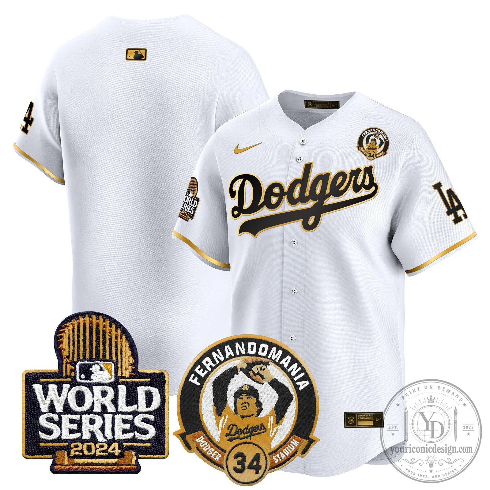 2024 World Series Black Baseball Jersey of Fernando Valenzuela for Los Angeles Dodgers 71 2024 World Series Black Baseball Jersey of Fernando Valenzuela for Los Angeles Dodgers