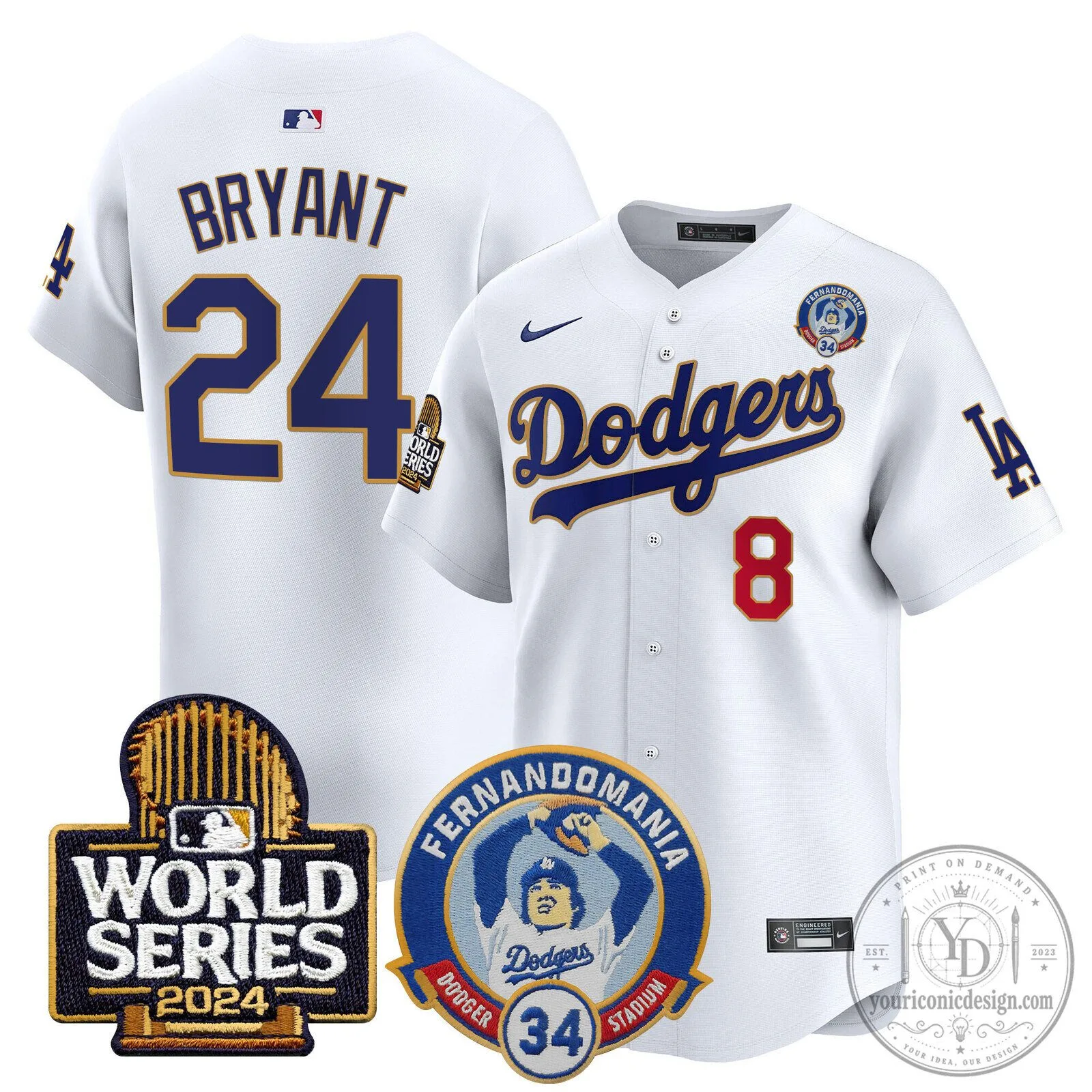 2024 World Series Black Baseball Jersey of Fernando Valenzuela for Los Angeles Dodgers 76 2024 World Series Black Baseball Jersey of Fernando Valenzuela for Los Angeles Dodgers