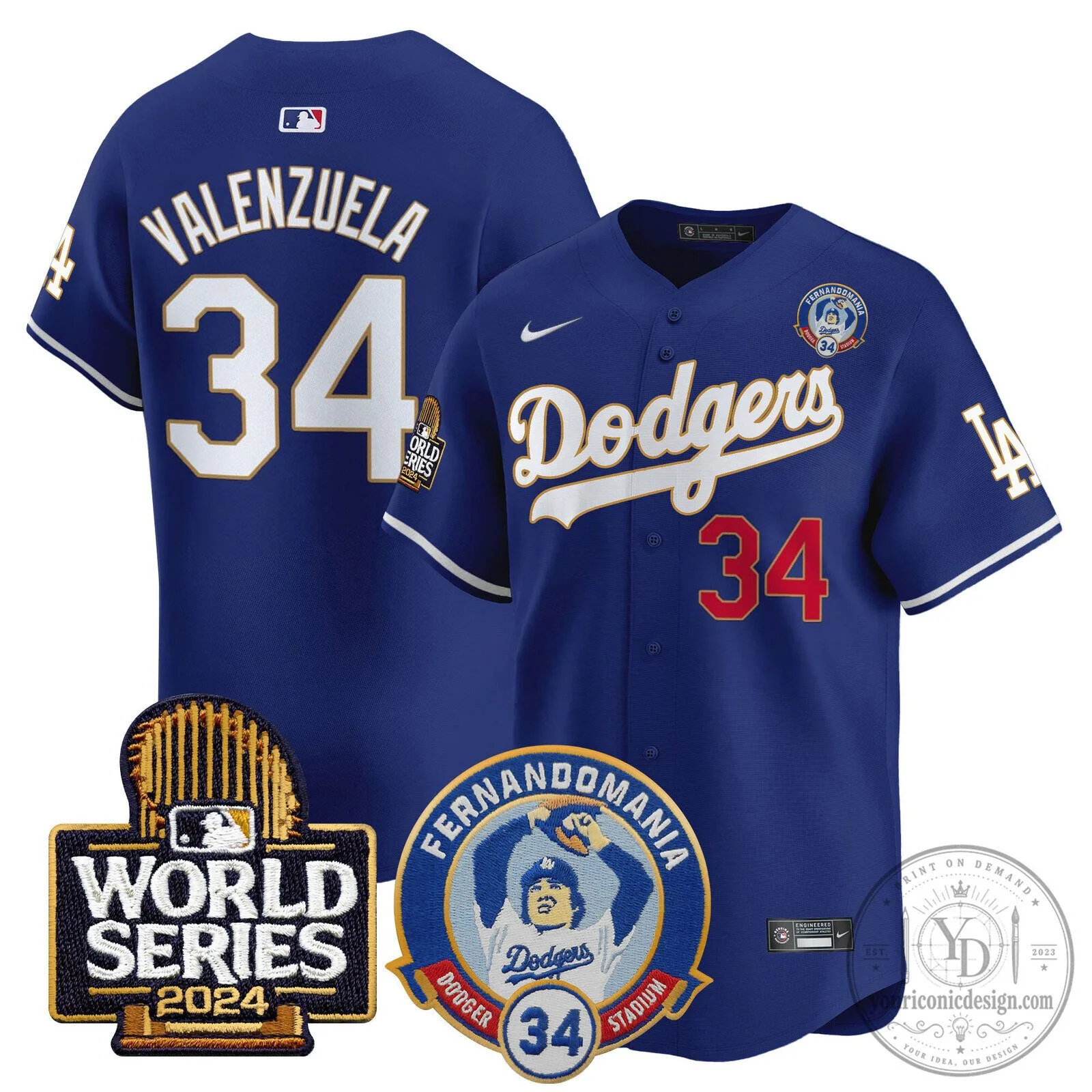 2024 World Series Black Baseball Jersey of Fernando Valenzuela for Los Angeles Dodgers 82 2024 World Series Black Baseball Jersey of Fernando Valenzuela for Los Angeles Dodgers
