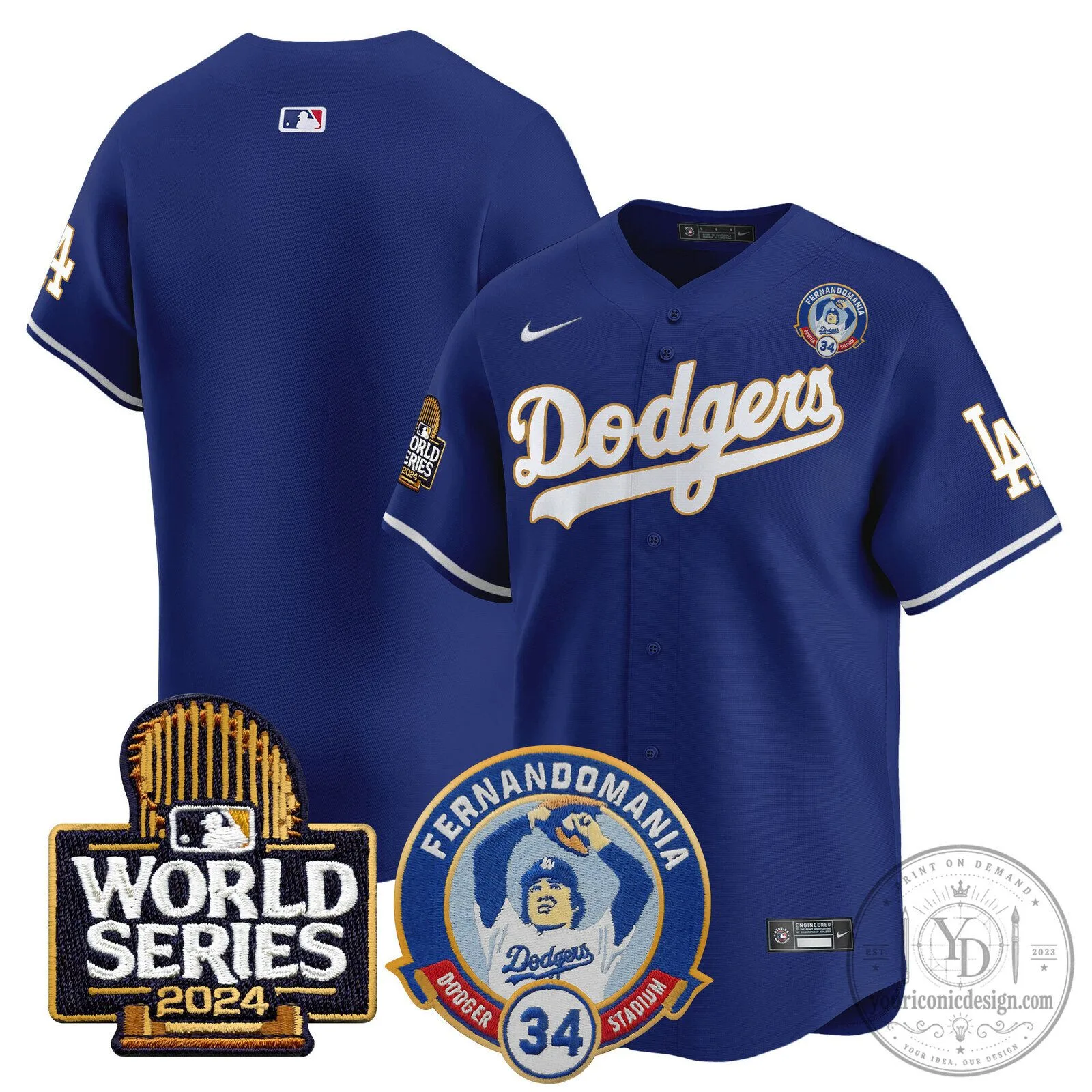 2024 World Series Black Baseball Jersey of Fernando Valenzuela for Los Angeles Dodgers 91 2024 World Series Black Baseball Jersey of Fernando Valenzuela for Los Angeles Dodgers