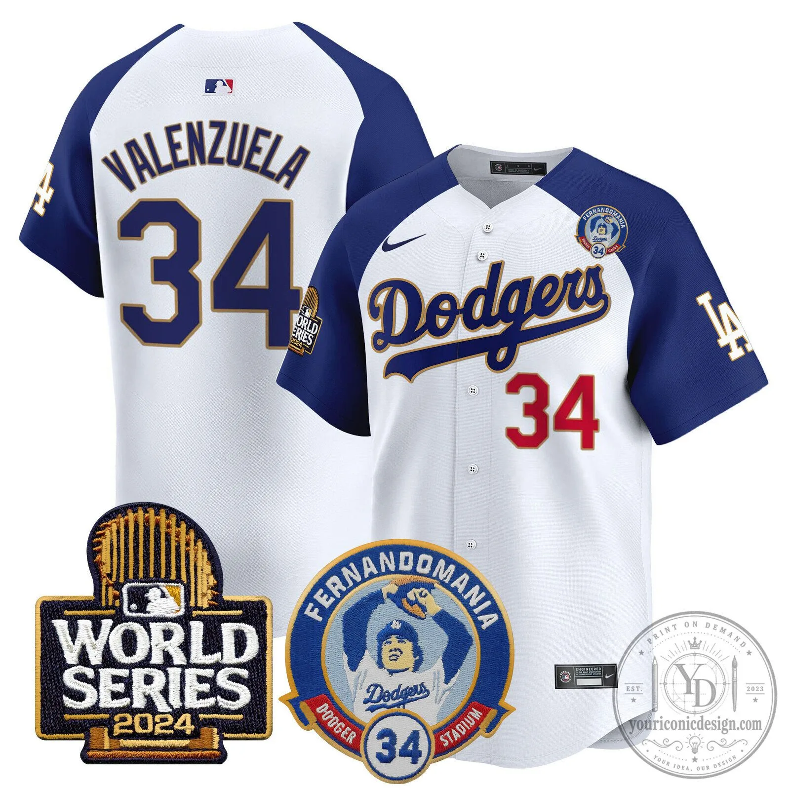 2024 World Series Black Baseball Jersey of Fernando Valenzuela for Los Angeles Dodgers 92 2024 World Series Black Baseball Jersey of Fernando Valenzuela for Los Angeles Dodgers