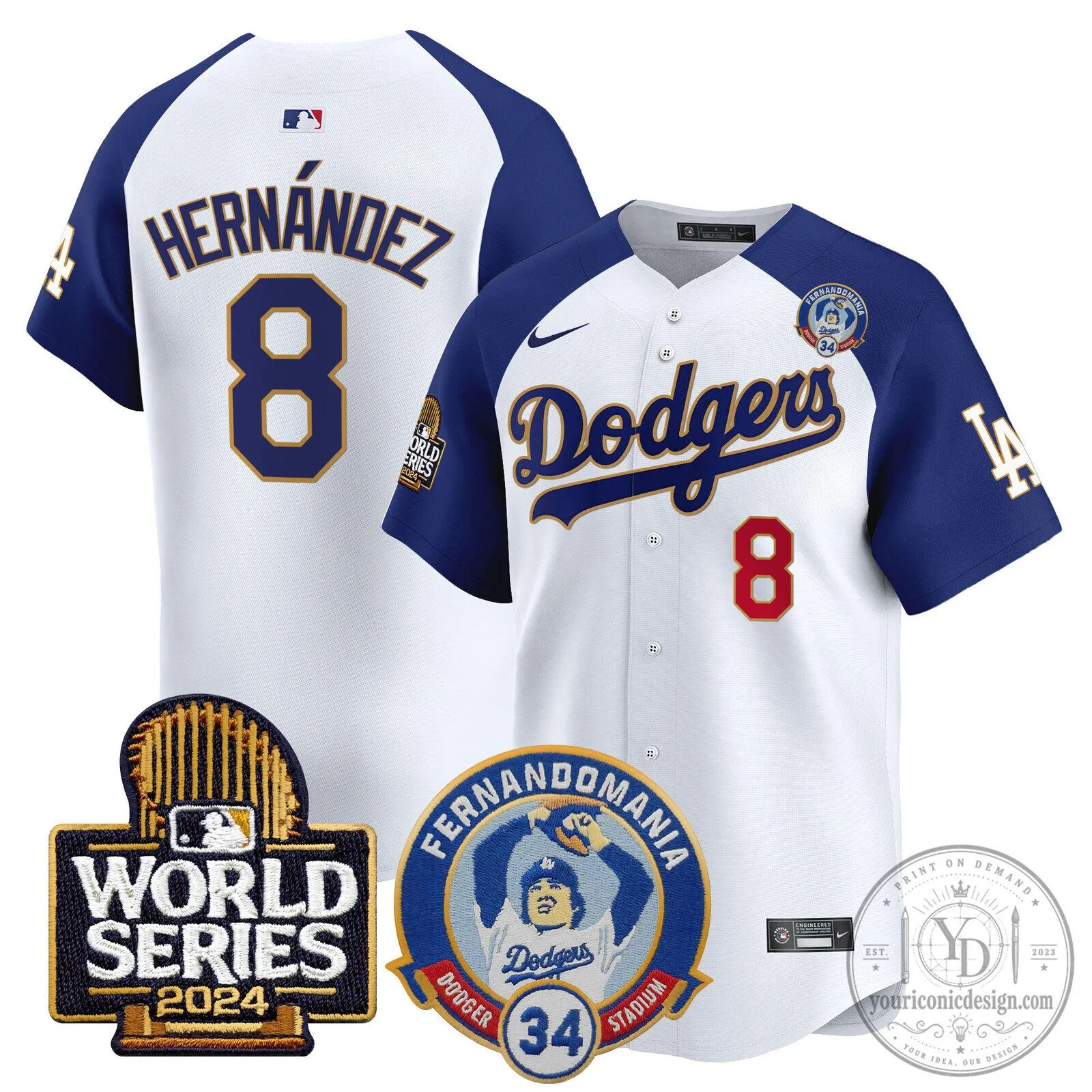 2024 World Series Black Baseball Jersey of Fernando Valenzuela for Los Angeles Dodgers 98 2024 World Series Black Baseball Jersey of Fernando Valenzuela for Los Angeles Dodgers