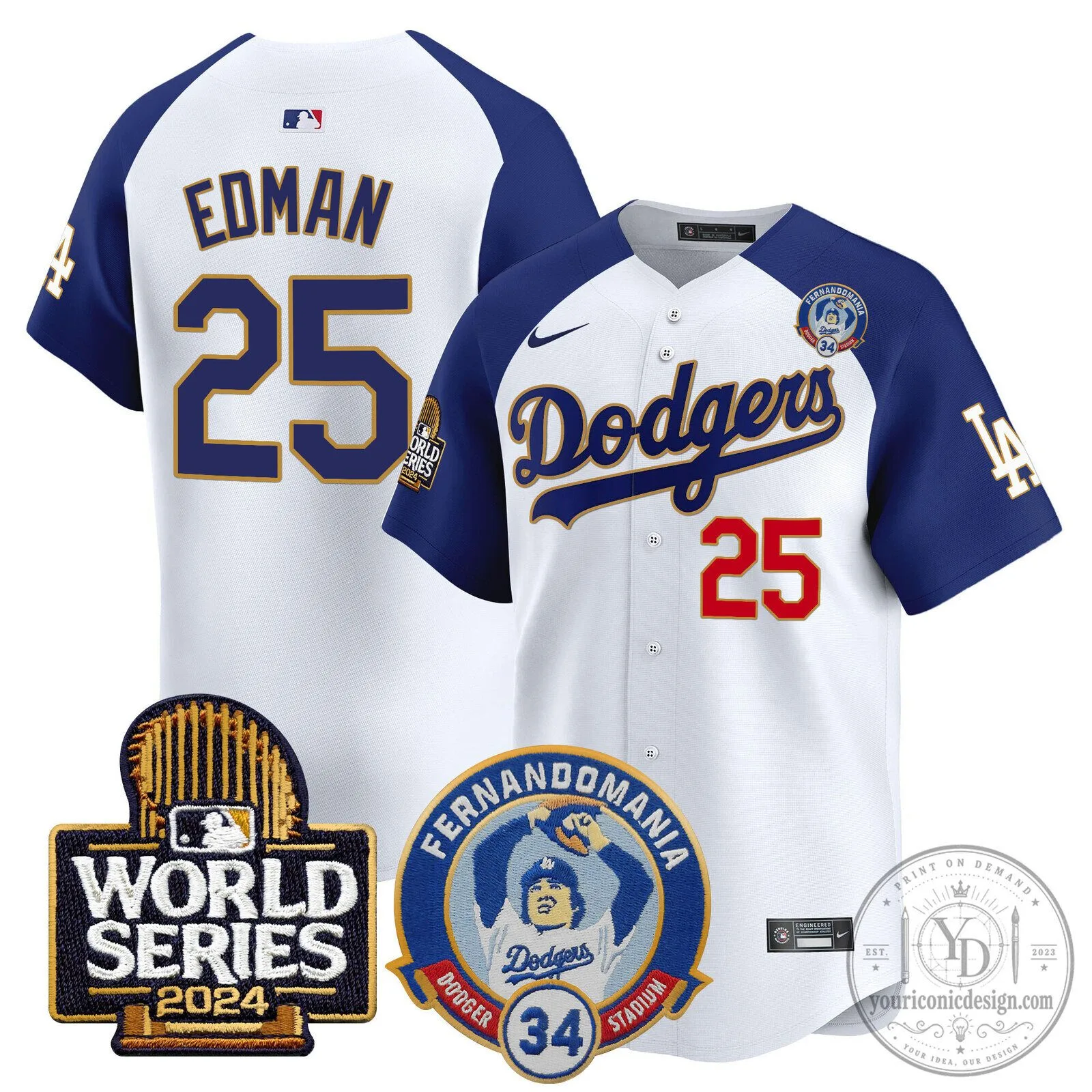 2024 World Series Black Baseball Jersey of Fernando Valenzuela for Los Angeles Dodgers 100 2024 World Series Black Baseball Jersey of Fernando Valenzuela for Los Angeles Dodgers